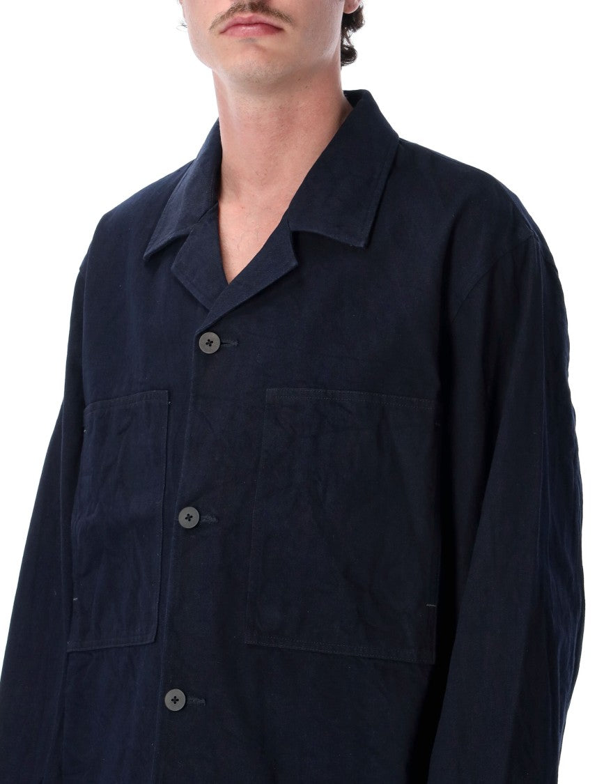 Still By Hand Boxy Denim Work Jacket