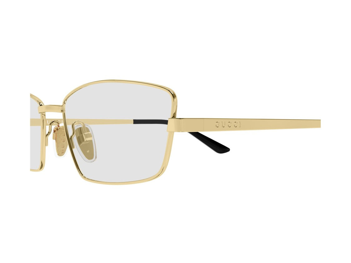 Gucci Gold Gg2177s Square Metal Sunglasses