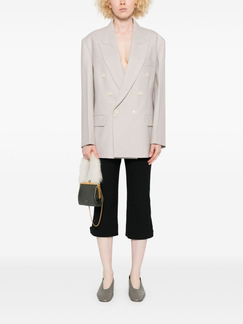Victoria Beckham Tailored Double-Breasted Jacket With Unique Belt Detail