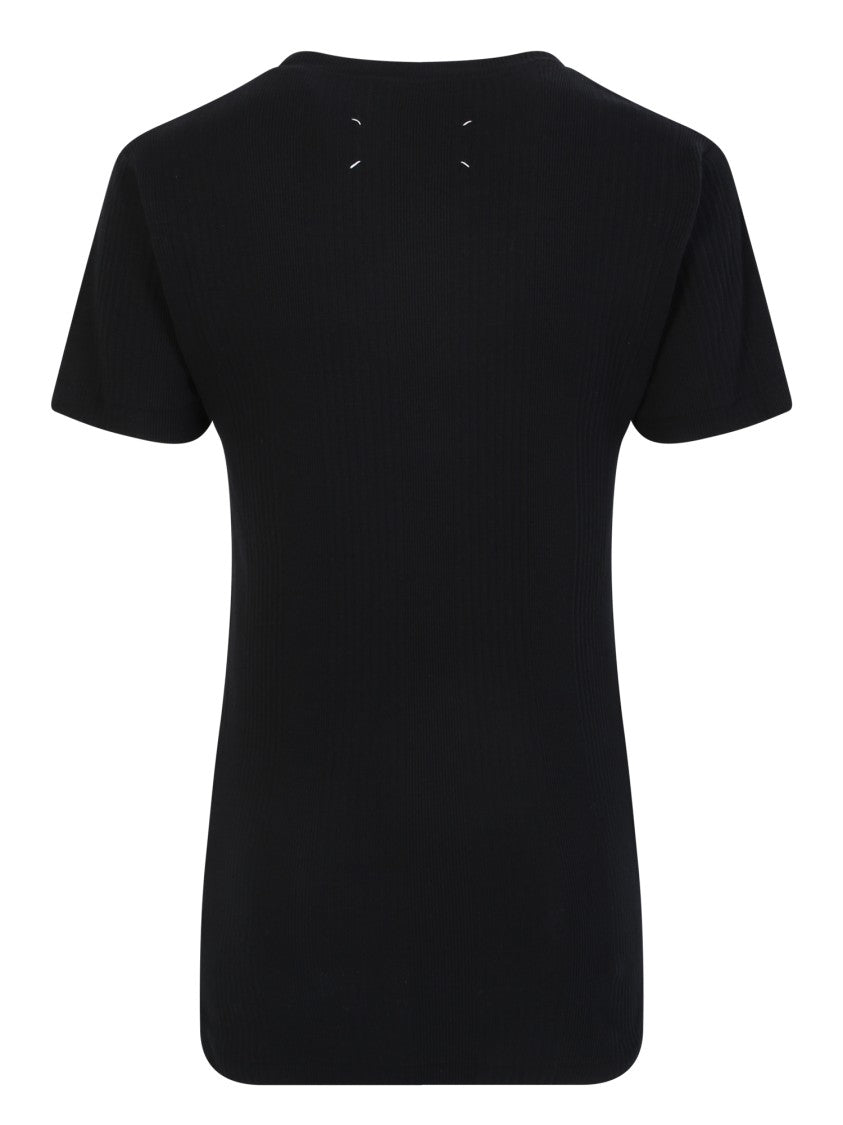 Maison Margiela Black Logo Patch T-Shirt