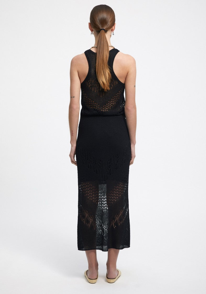 Aeron Maud - Lace Knit Midi Skirt