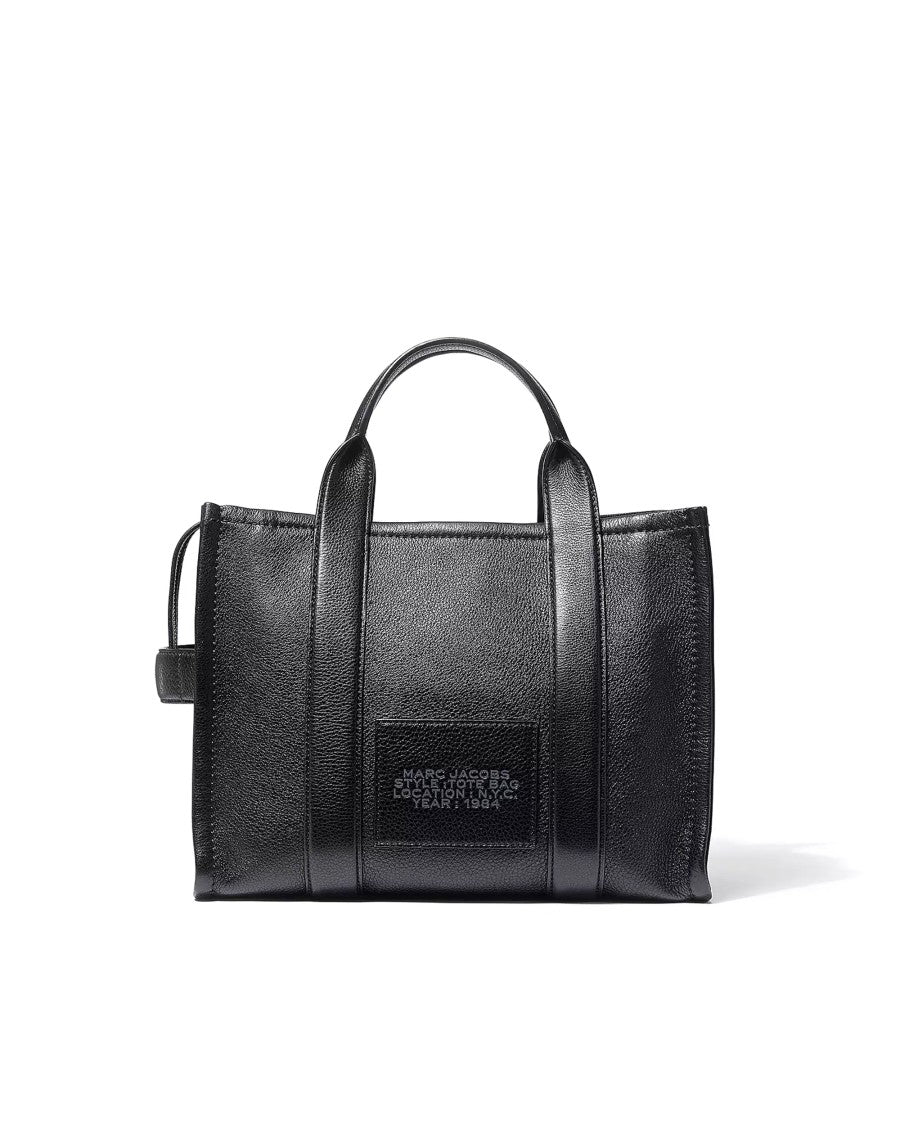 Marc Jacobs The Leather Medium Tote Bag - Black