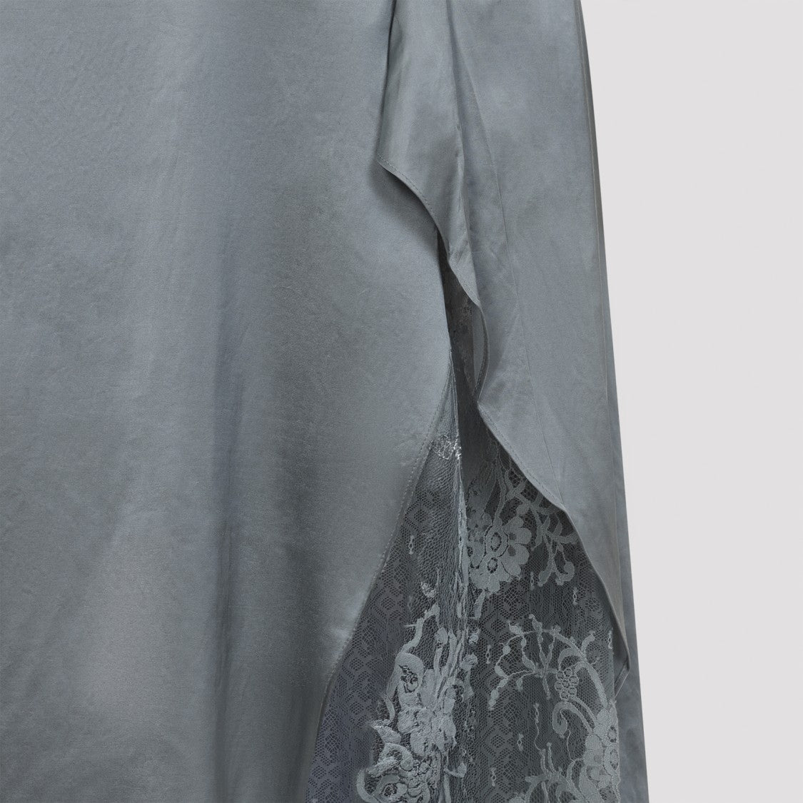 Acne Studios Midi Dress With Satin Finish