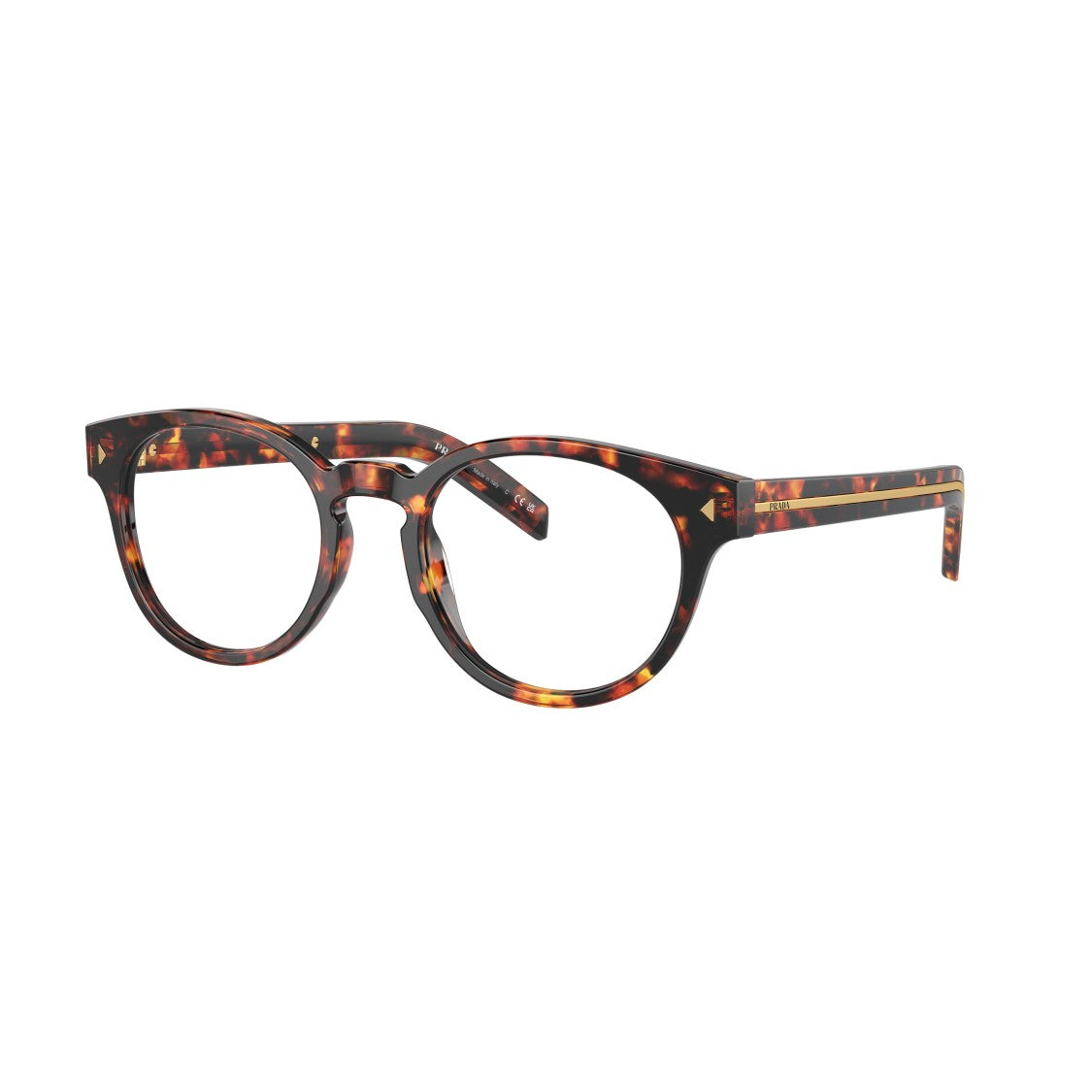 Prada 0Pr A14v Round Acetate Eyeglasses