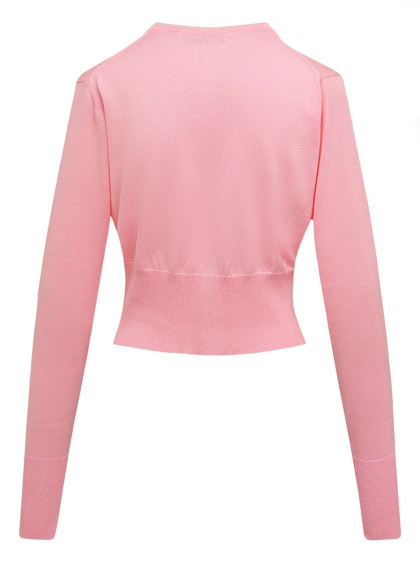 Vivienne Westwood Bea Wool-Silk Cropped Cardigan