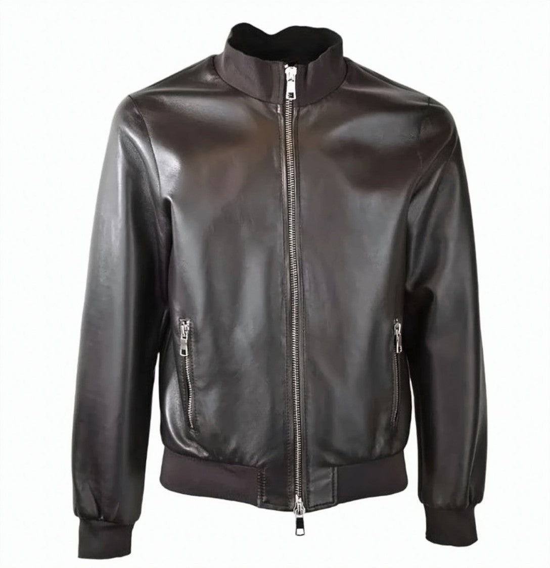 The Jack Leathers Reversible Brown Leather Jacket