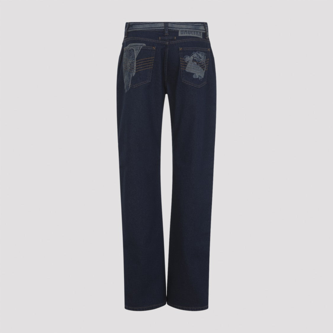 Jean Paul Gaultier High-Waisted Straight-Leg Jeans