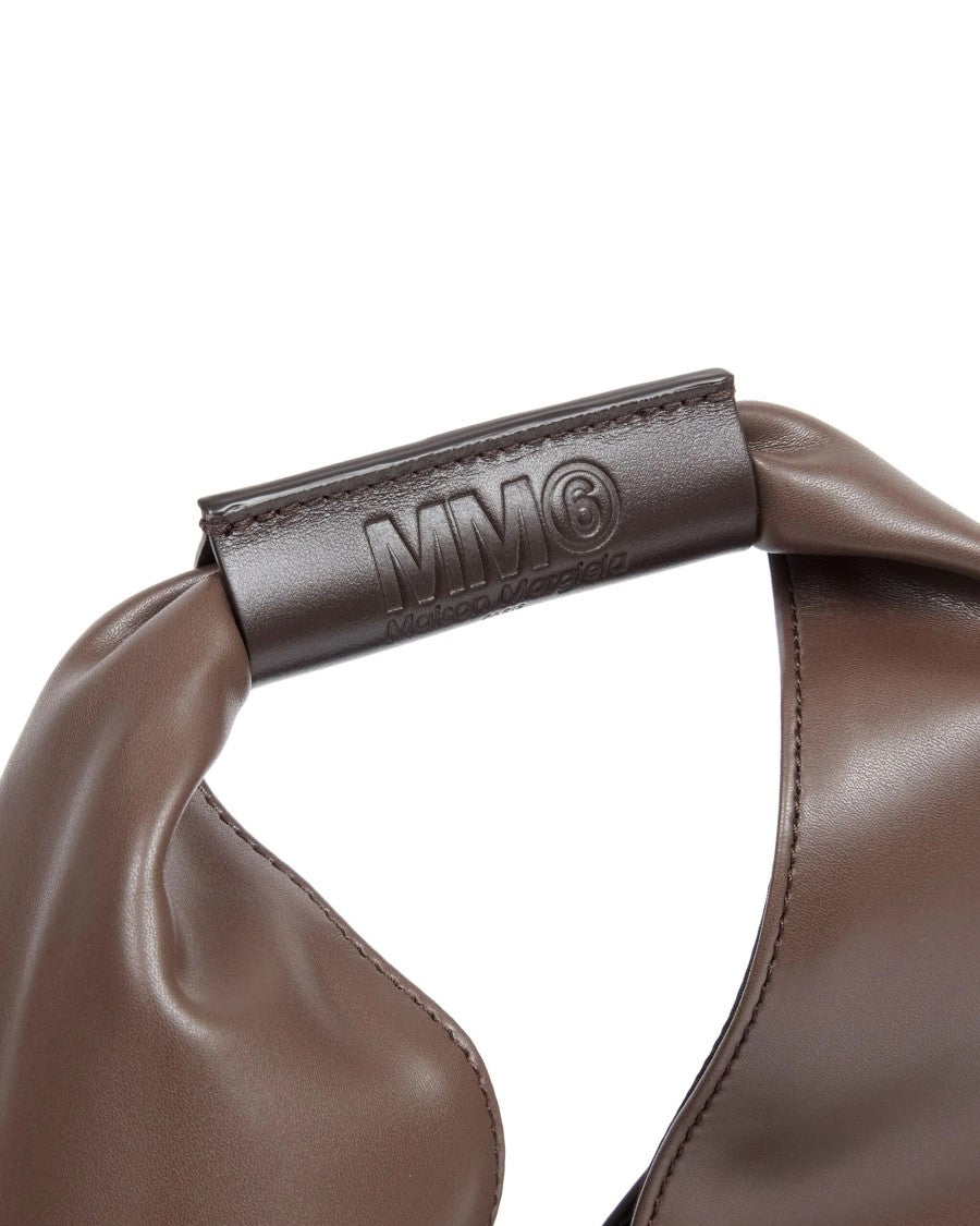 Mm6 By Maison Margiela Triangular Brown Bag With Structured Handle