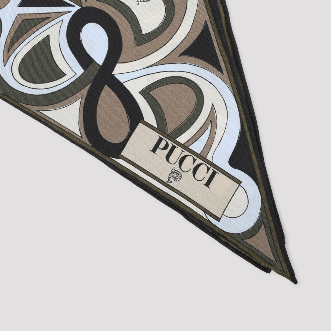 Pucci Multicolour Abstract Silk Scarf
