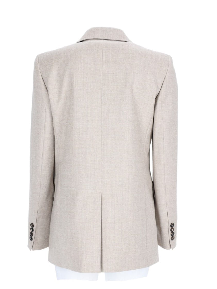 Max Mara Single-Breasted Tailored Blazer In Fine Wool