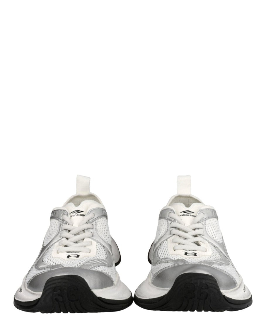 Balenciaga Contemporary Low-Top Sneakers With Mesh Accents And Signature Detailing