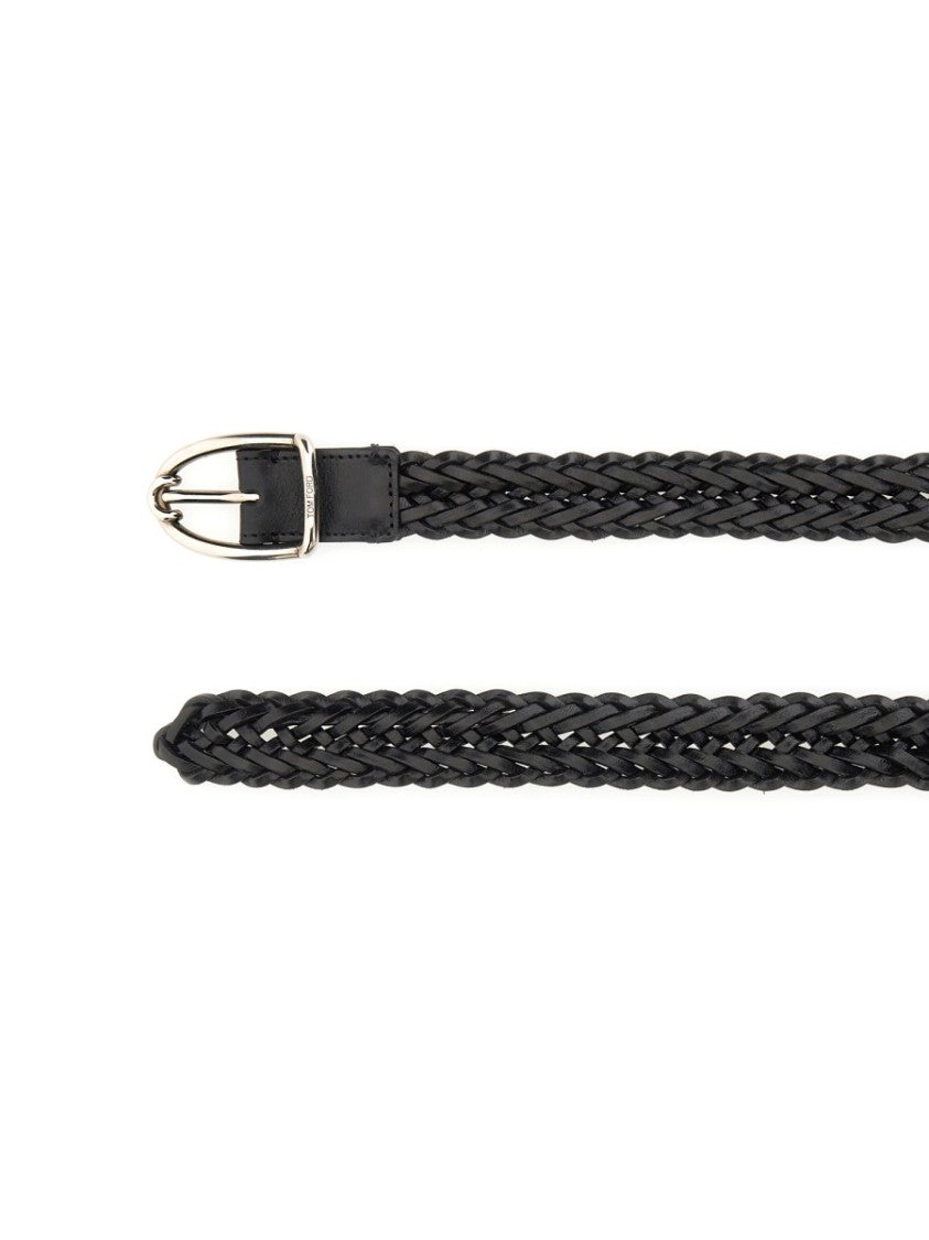 Tom Ford Braided Calf Leather Belt