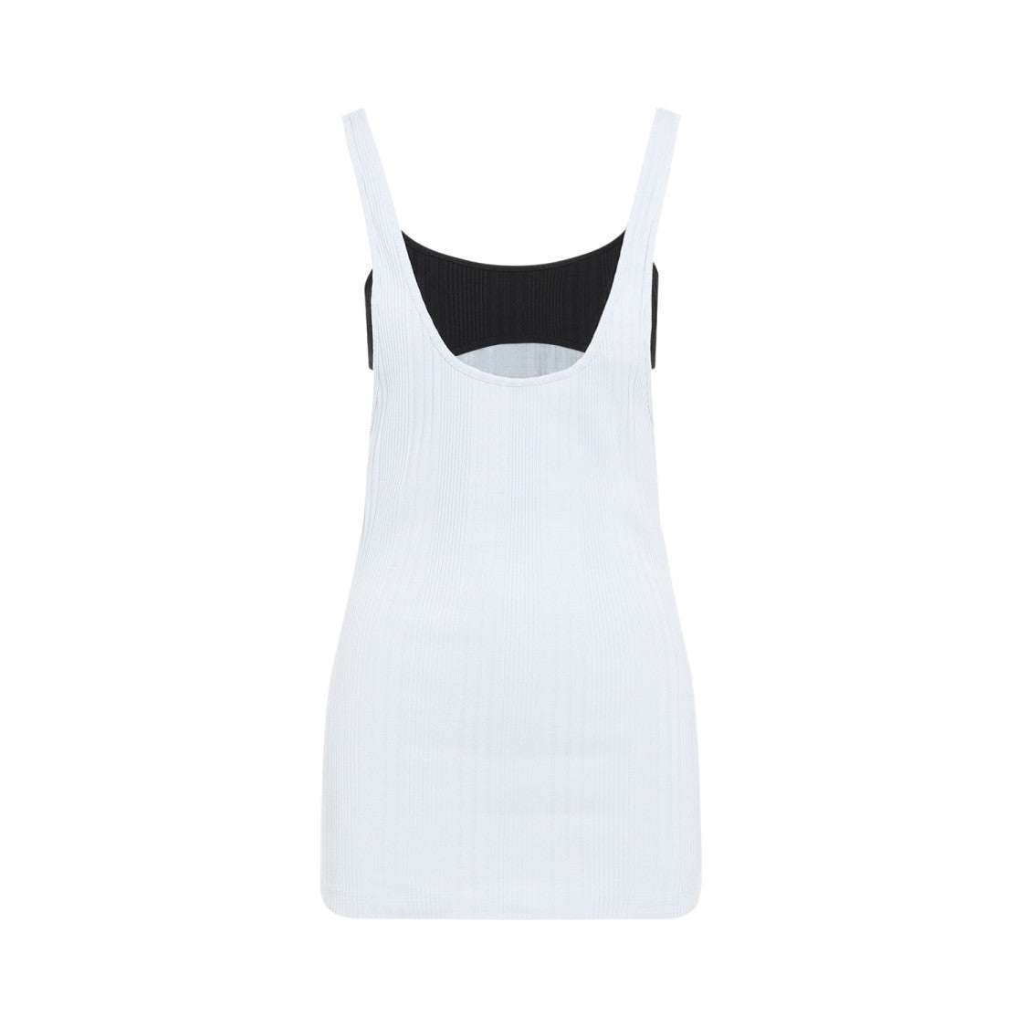 The Attico Flat Ribbed Jersey Tank Top