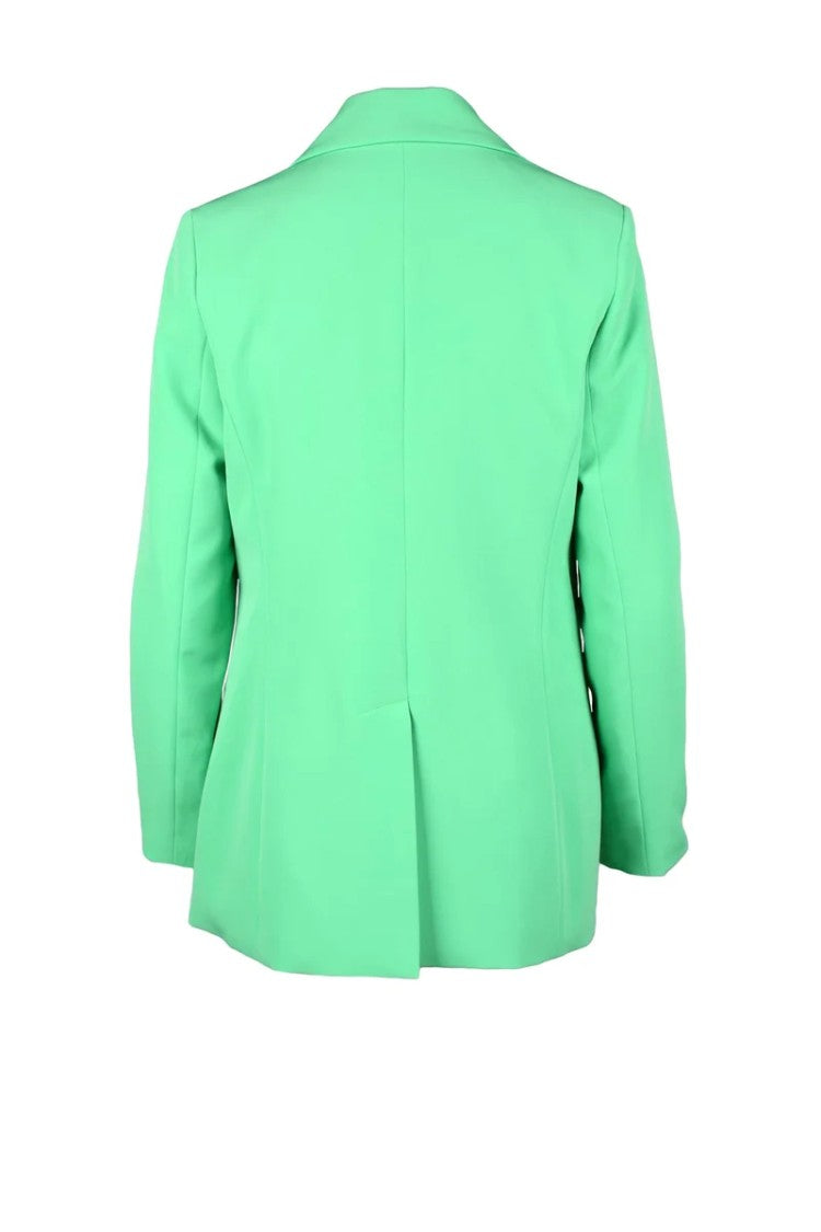 Access Fashion Apple Green Tailored Notched Lapel Stretch Blazer