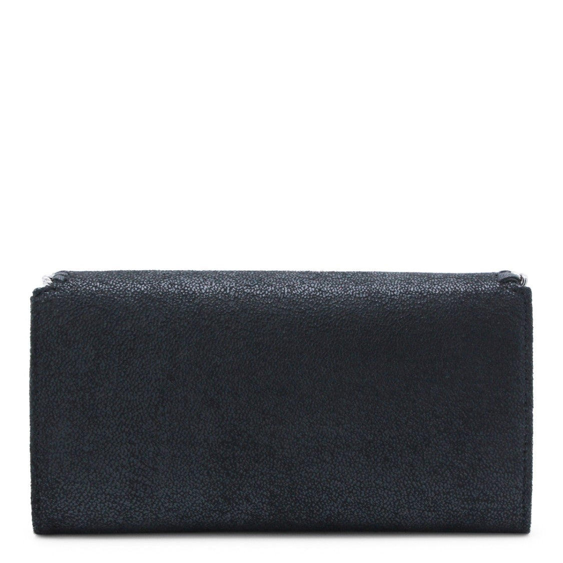Stella Mccartney Black Faux Leather Continental Wallet Crossbody Bag