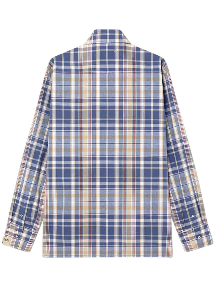 Golden Goose Classic Plaid Shirt With Button-Down Front