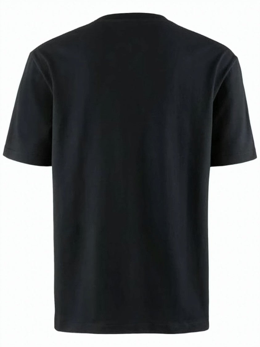 Klattermusen Relaxed Fit Crew Neck Black T-Shirt With Subtle Logo Detail