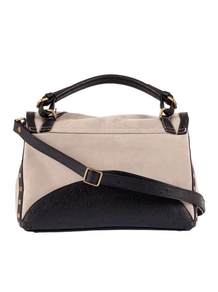 Zanellato Srl Sasso Cashmere Cactus Suede Shoulder Bag