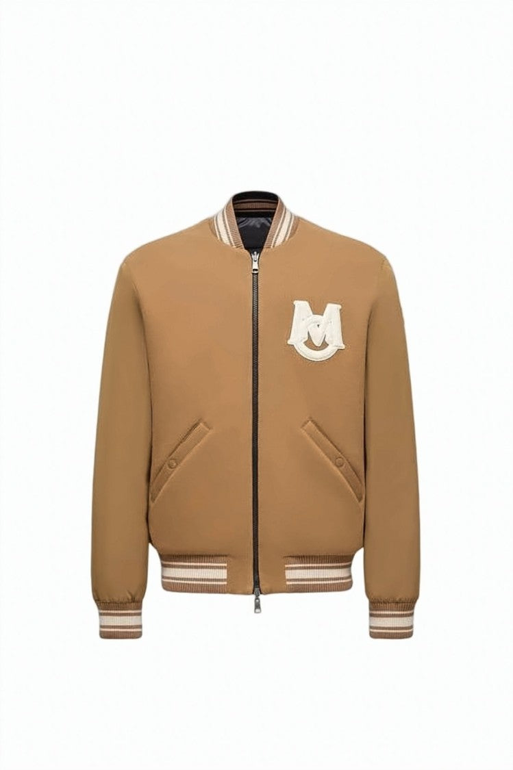 Moncler Reversible Tan Bomber Jacket