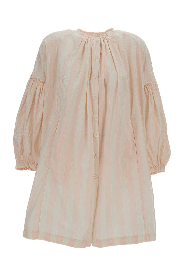 Casey & Casey Wide Long Striped Cotton Shirt