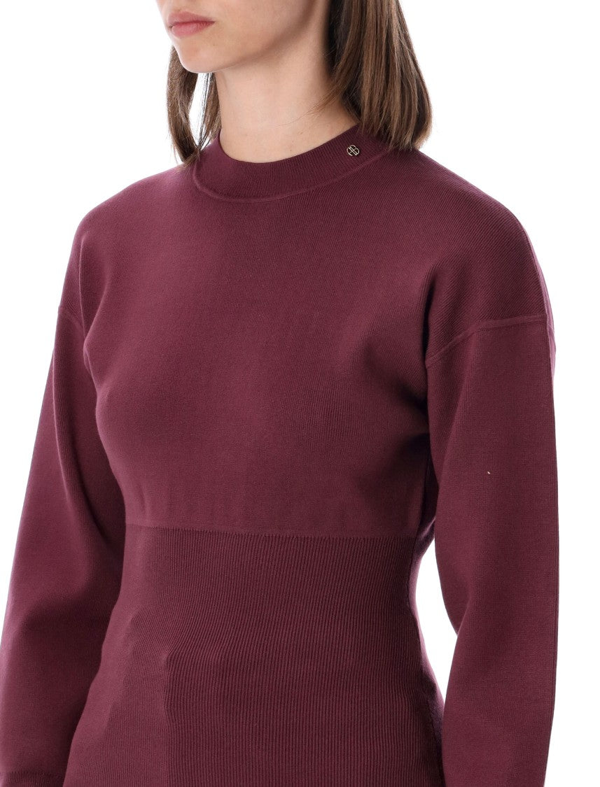 Anine Bing Imane Shaped Fitted Knit Sweater