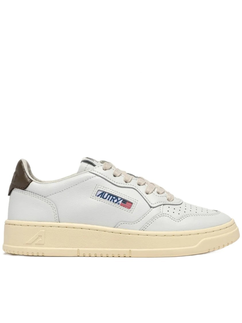 Autry Medalist Low Cream Sole Sneakers