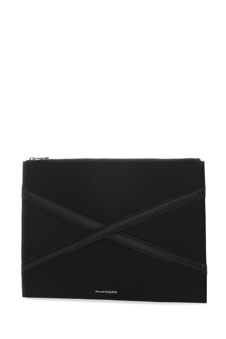 Alexander Mcqueen Black Nylon Pouch