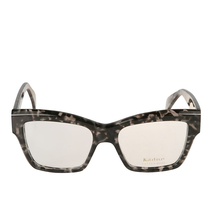 Kador Charm Bold Tortoiseshell Rectangular Sunglasses With Gold Accents