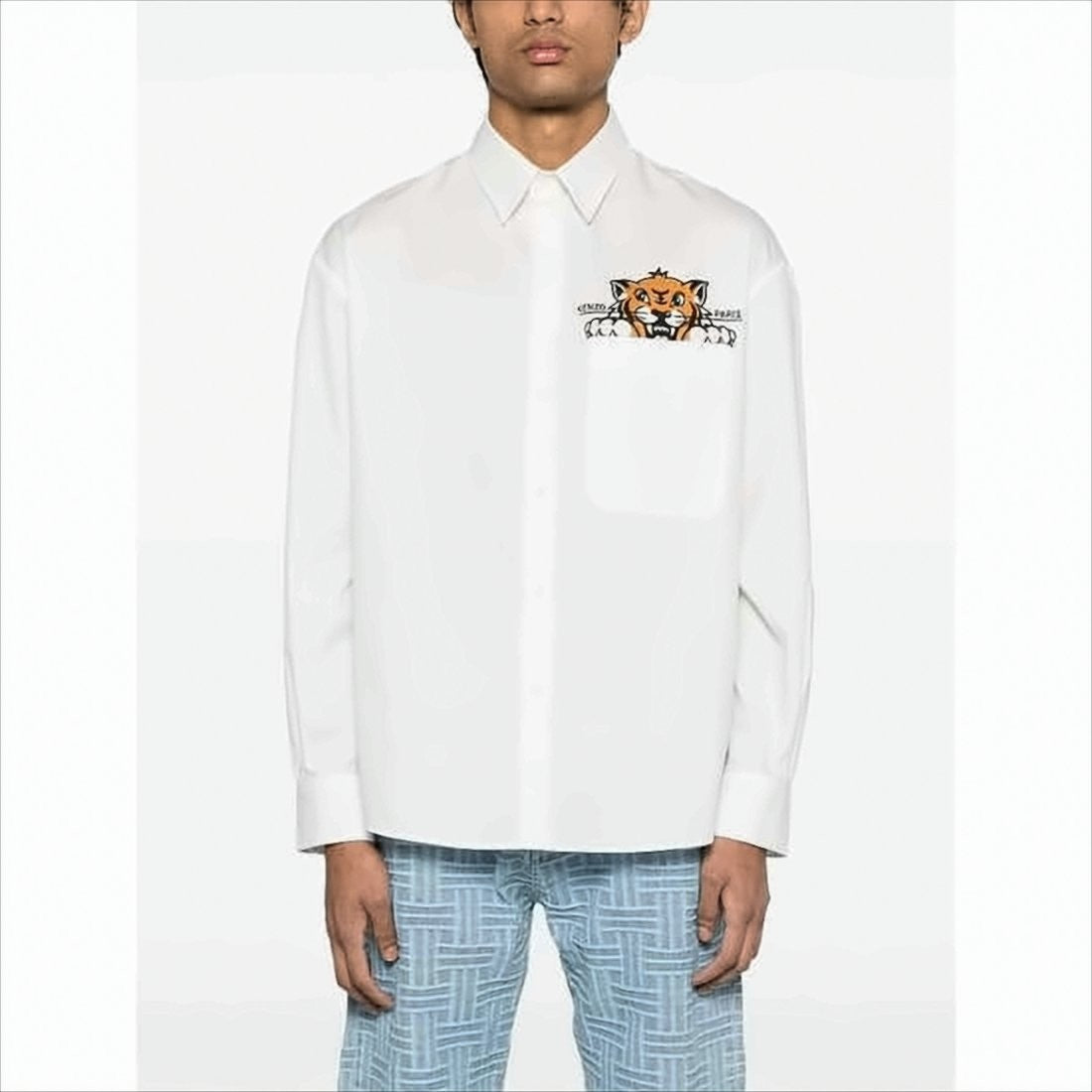 Kenzo Relaxed Fit Long-Sleeve Shirt