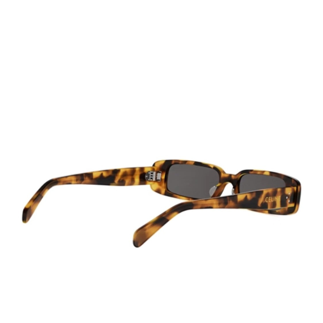 Celine Havana Three Dots Acetate Rectangular Sunglasses