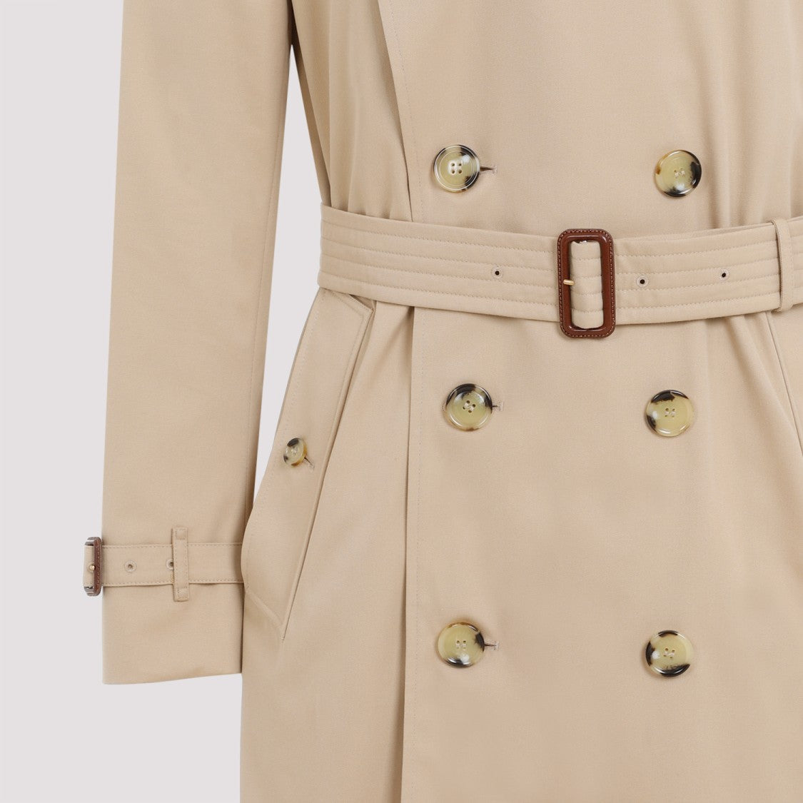 Burberry Double-Breasted Burberry Trench Coat