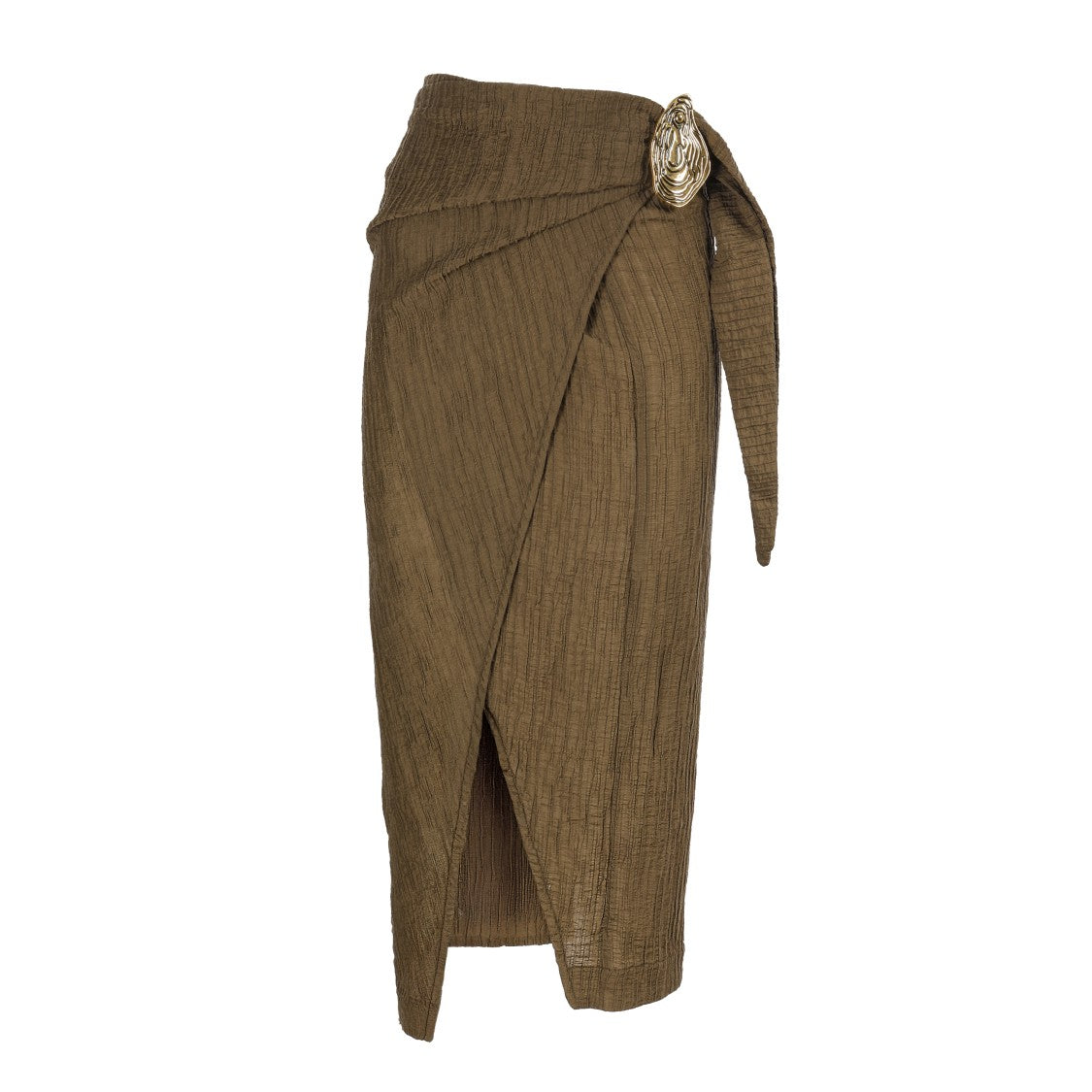Hamoulet Midi Pareo In Textured Fabric