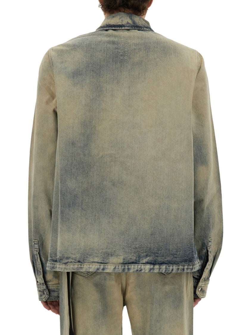 Drkshdw By Rick Owens Casual Jacket With Concealed Zipper