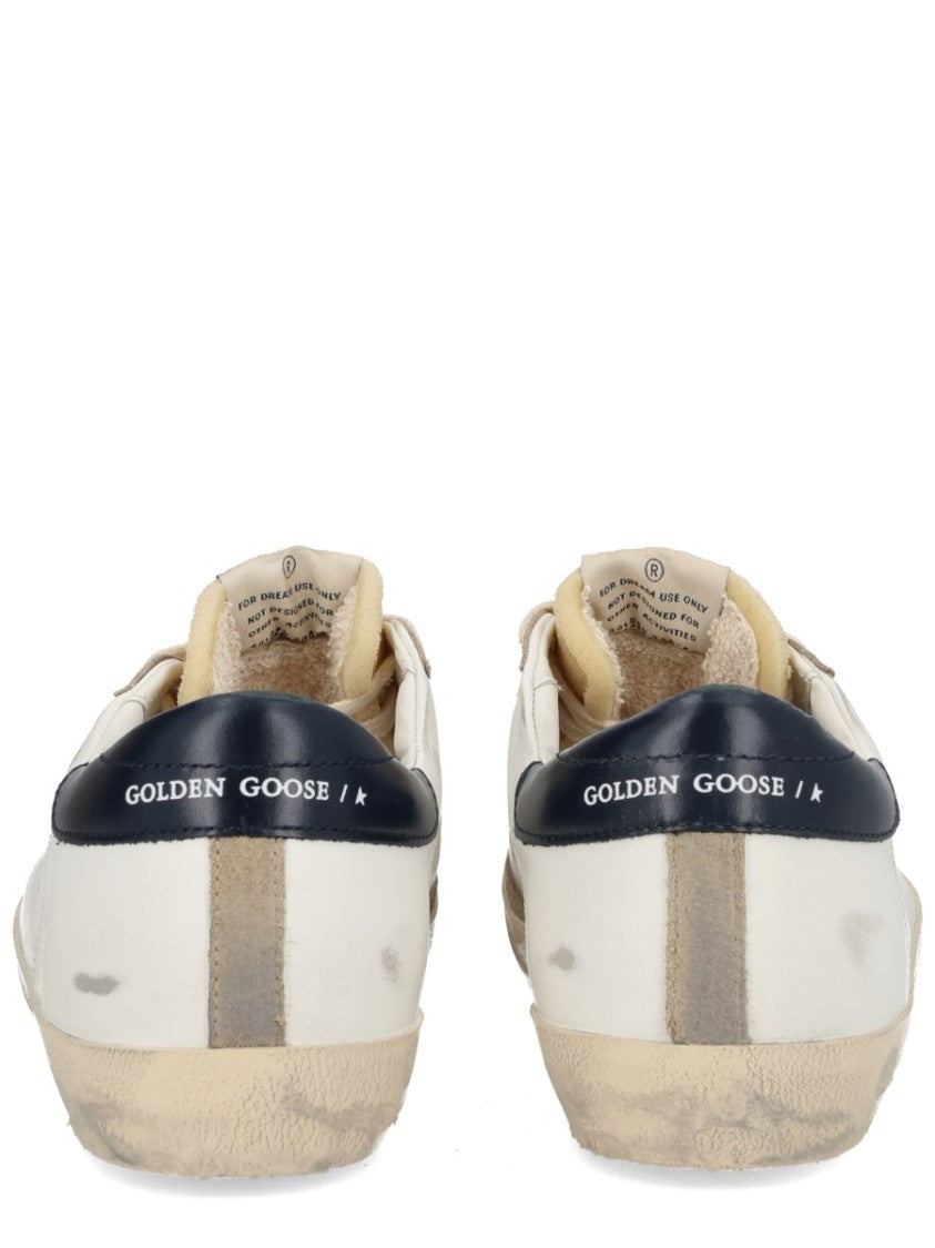 Golden Goose White Superstar Leather Suede Sneakers