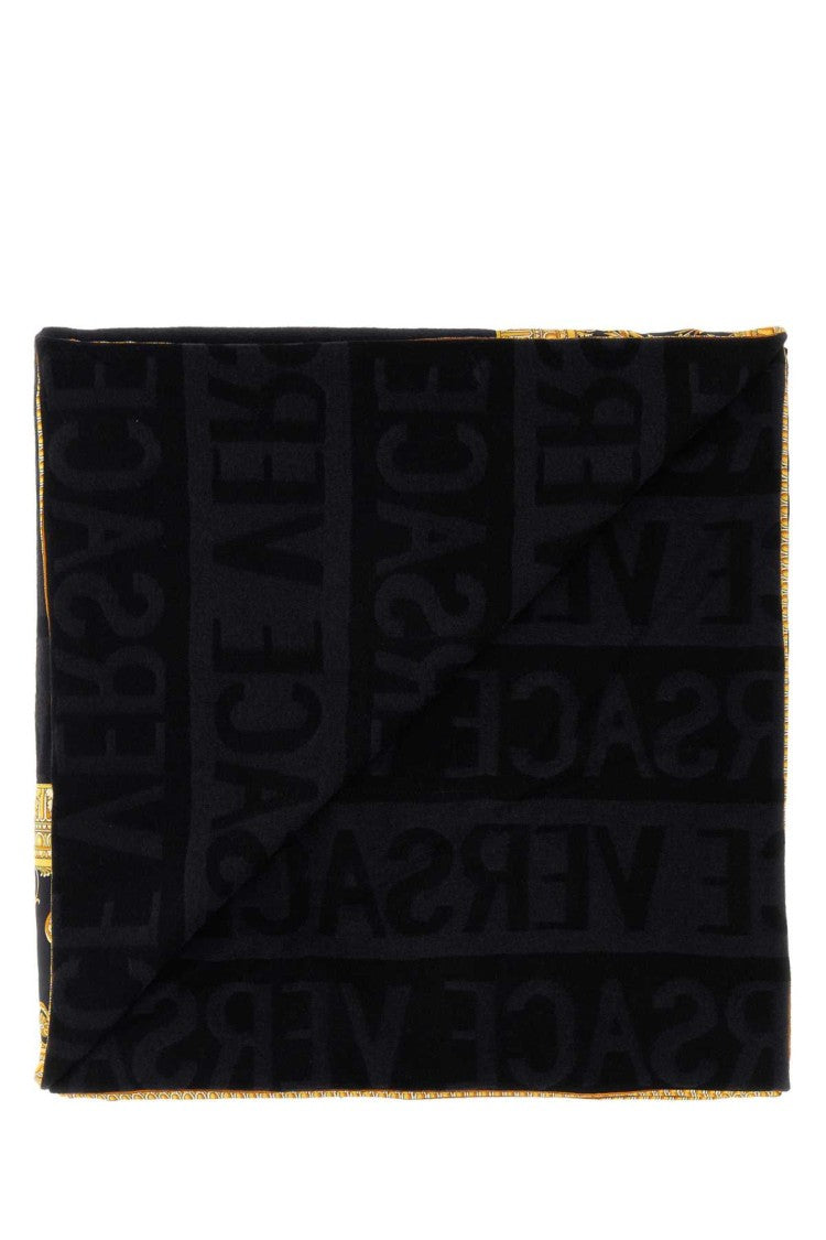 Versace Embroidered Wool And Silk Baroque Blanket
