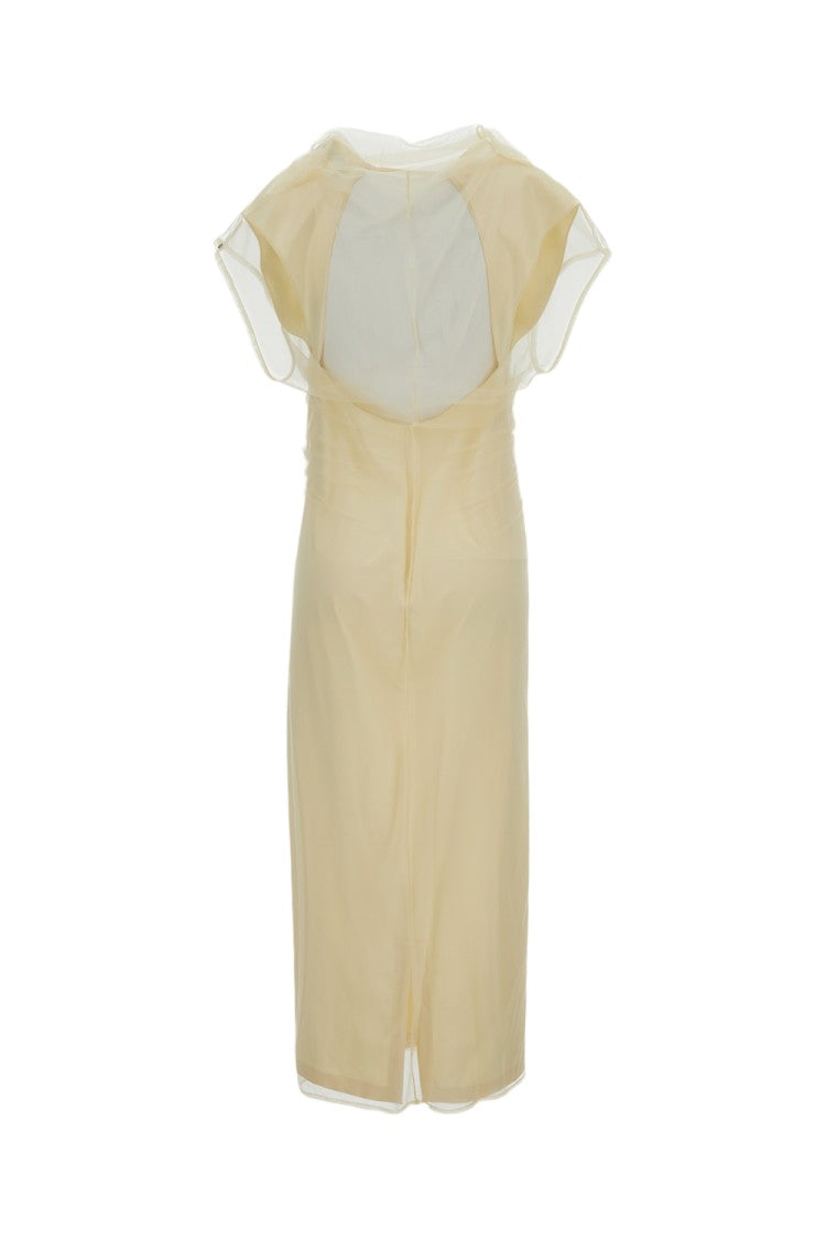 Sportmax Yellow Viale Long Dress