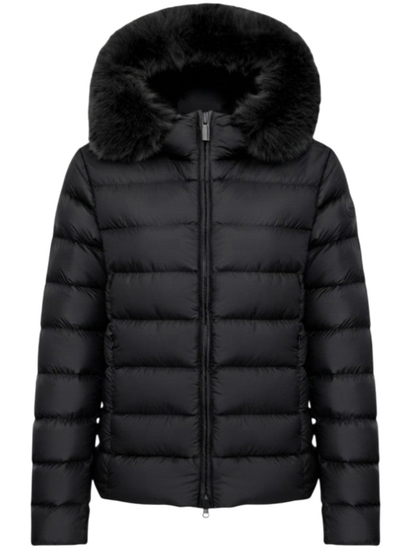 Colmar Nero V.Duv.D +P Quilted Lightweight Fur Down Jacket