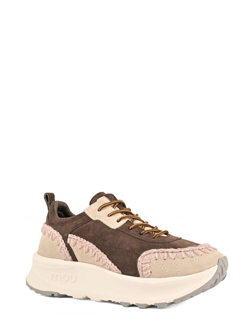 Mou Whipstitch Chunky Sole Sneakers
