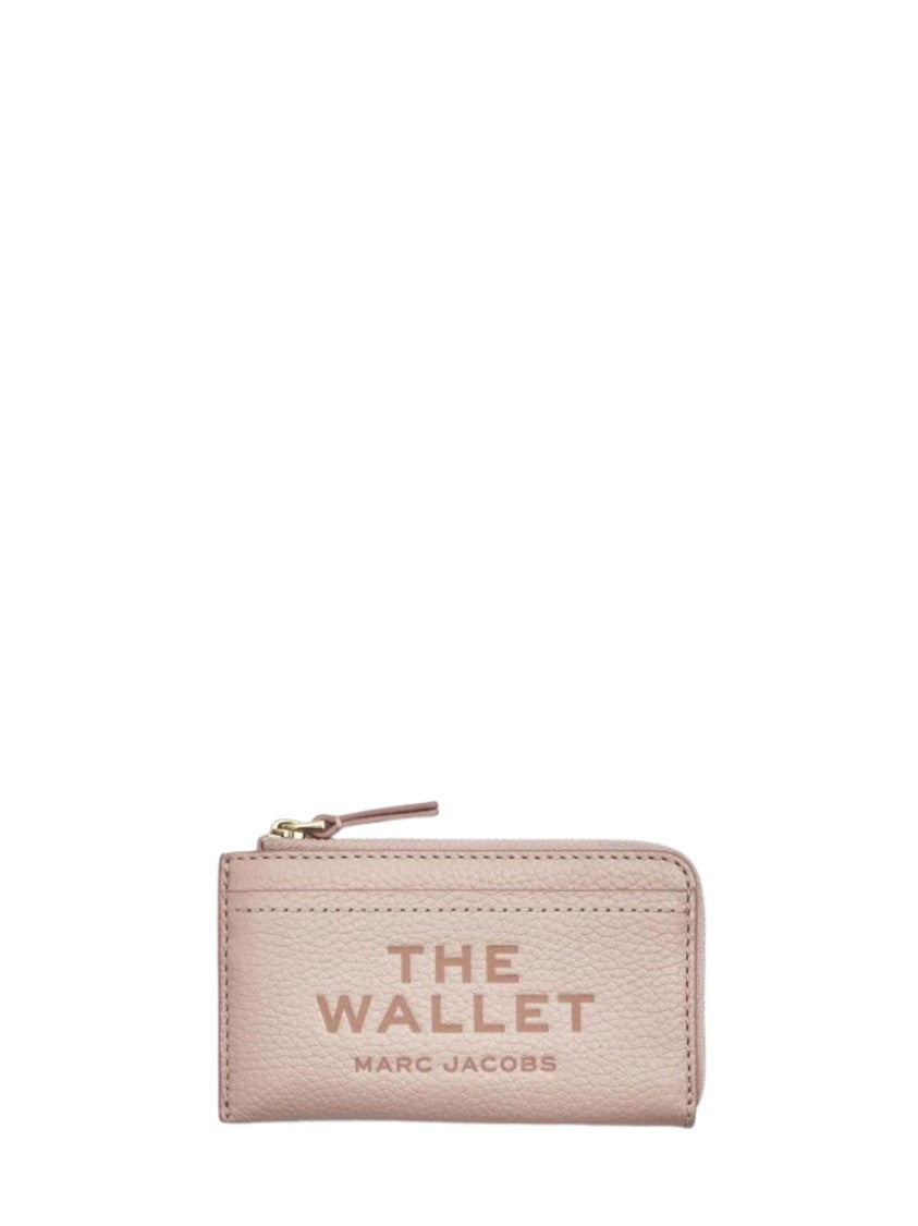 Marc Jacobs Pink Hammered Texture Leather Wallet