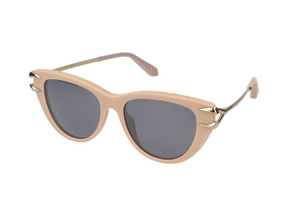 Roberto Cavalli Sunglasses Src031 9Lhx Beige Powder Full Gloss 55/17/145