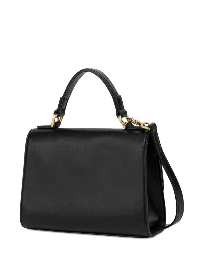 Love Moschino Structured Black Shoulder Bag