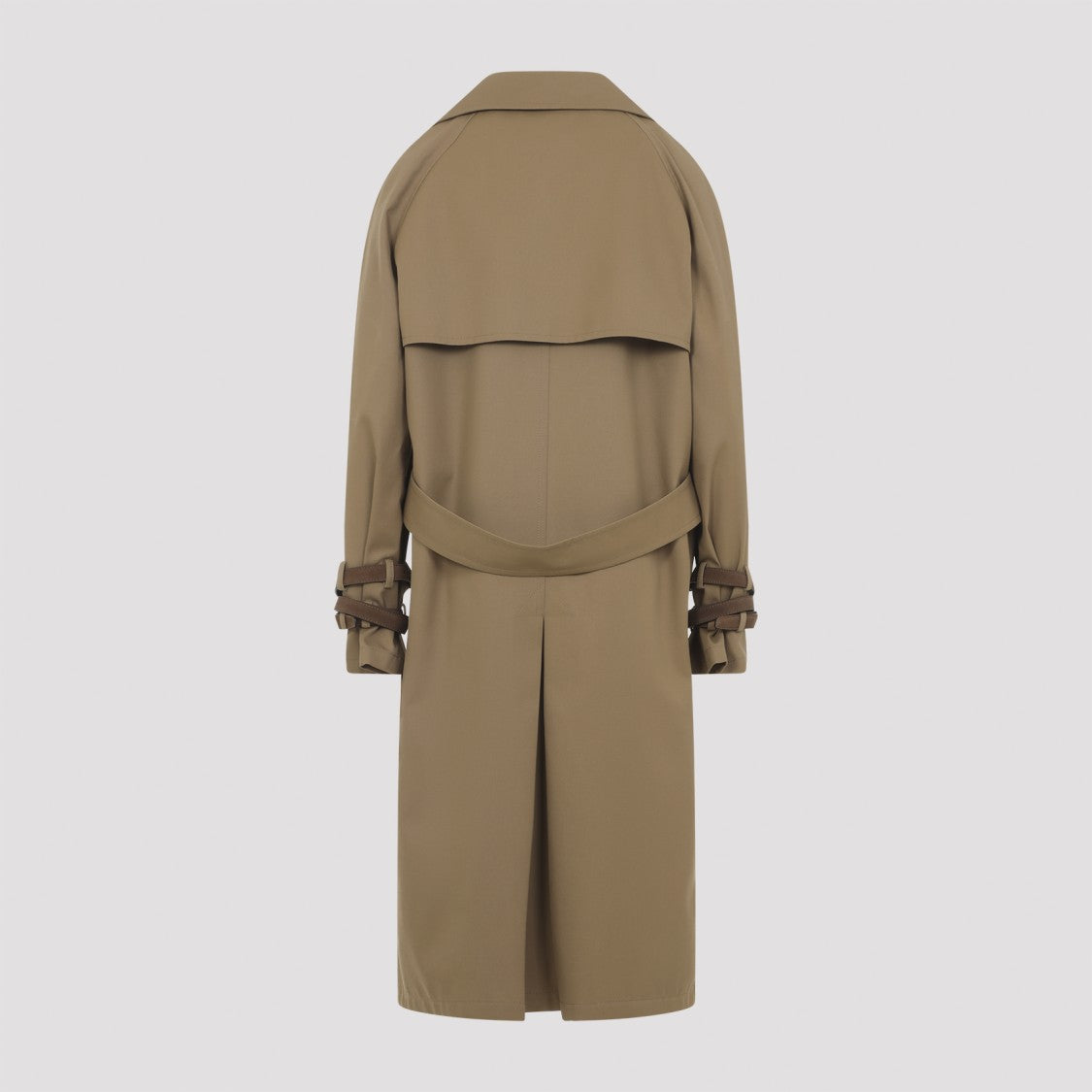 Moschino Brown Midi Trench Coat
