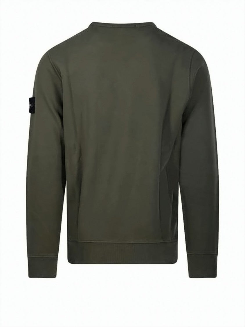 Stone Island Olive Green Long-Sleeve T-Shirt