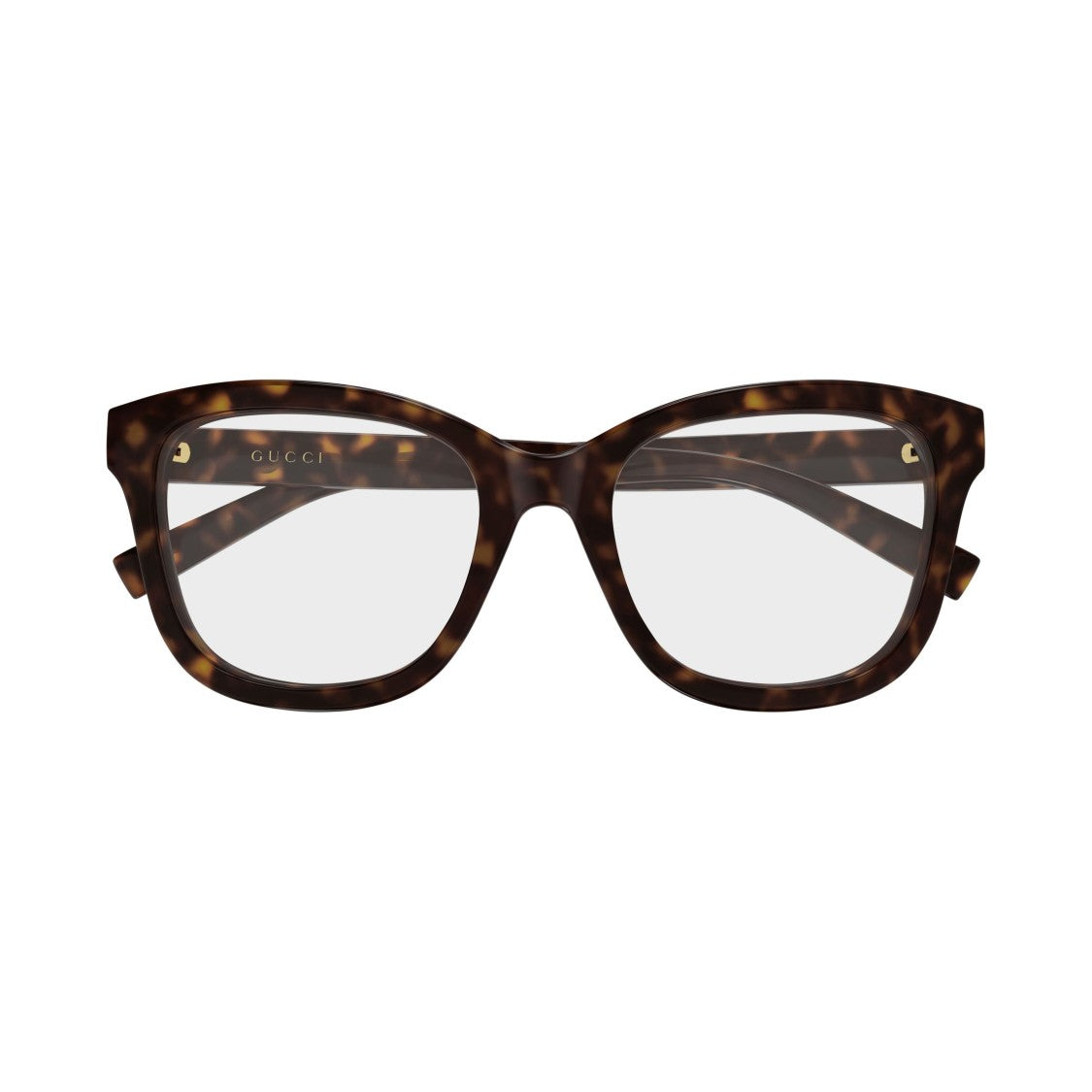 Gucci Gg2104o Oversized Square Tortoiseshell Frame Eyeglasses