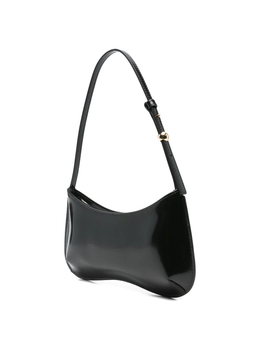 Jacquemus Black Adjustable Strap Leather Shoulder Bag