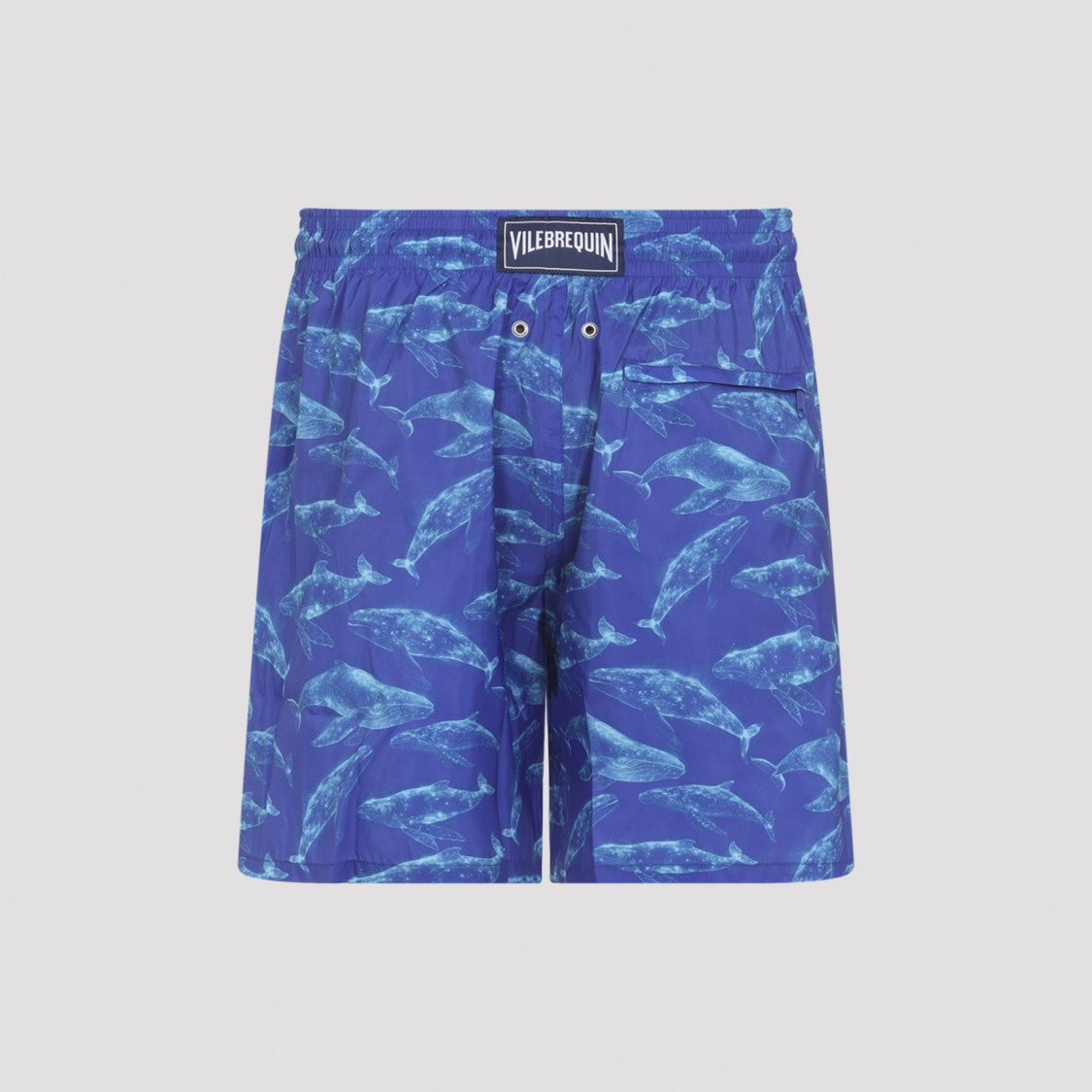 Vilebrequin Whale-Pattern Swim Shorts In Recycled Polyamide