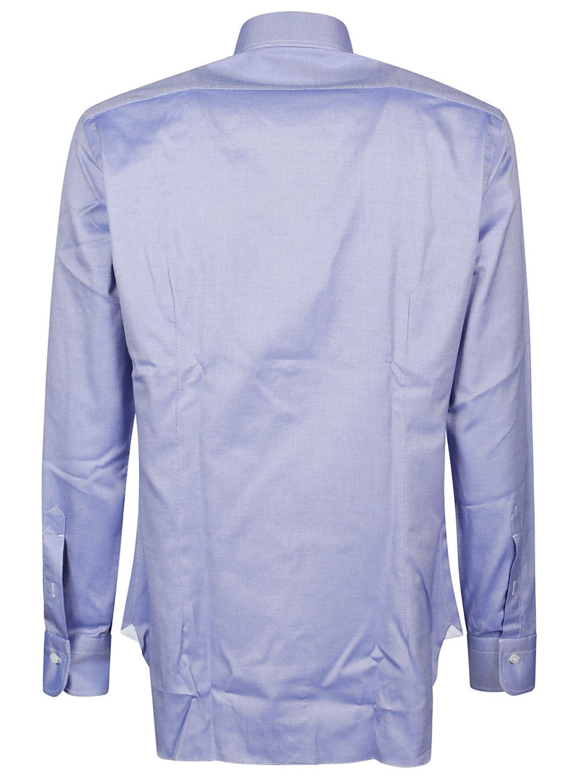Barba Napoli Long Sleeve Tailored Cotton Shirt
