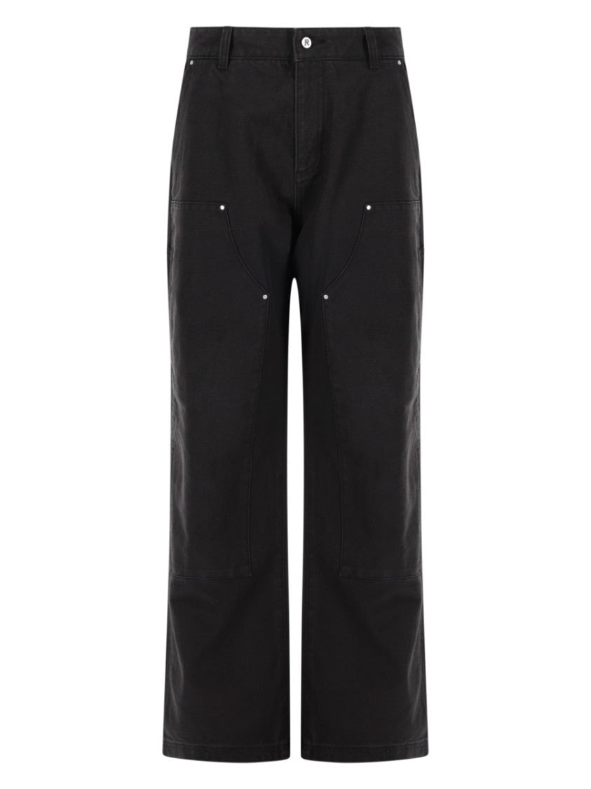 Represent Carpenter Relaxed Wide-Leg Utility Trousers Pants