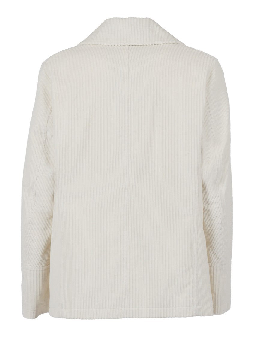 Sealup Amalfi Peacoat In White Velvet