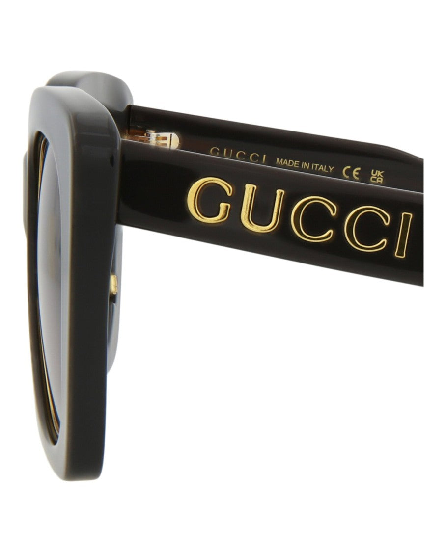 Gucci Square/Rectangle-Frame Acetate Sunglasses